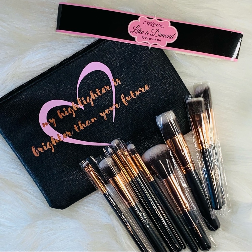 Beauty Creations 10pc Brush Set
